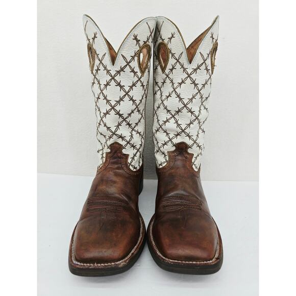 Twisted X Men\'s Ruff Stock Western Leather Cowboy Boots 11